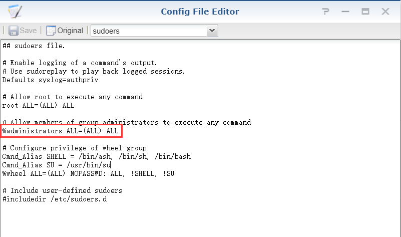 点击查看原图 群晖DSM开启ROOT权限及WinSCP使用ROOT登录,改默认占用端口