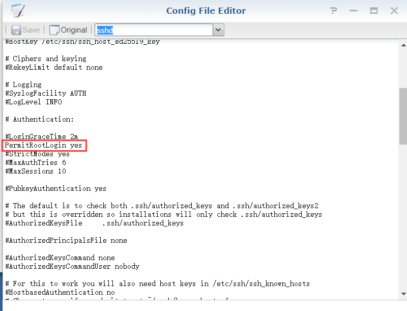 点击查看原图 群晖DSM开启ROOT权限及WinSCP使用ROOT登录,改默认占用端口